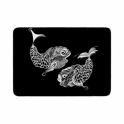 Maria Bazarova "Pisces Horoscope Sign" Memory Foam Bath Mat