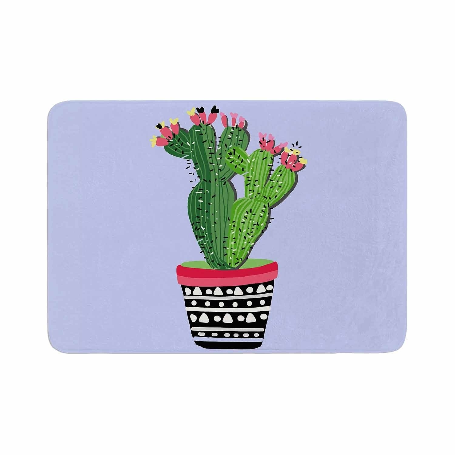 Shop Mukta Lata Barua Cactus Love 2 Memory Foam Bath Mat Overstock 28446809