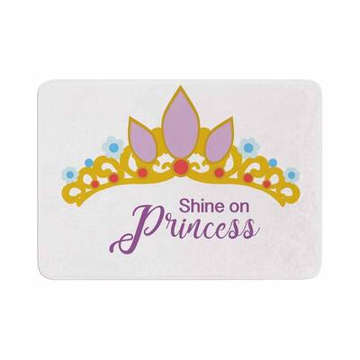 NL Designs "Shine On Princess" Memory Foam Bath Mat