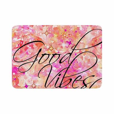 Ebi Emporium "Good Vibes Only 2" Memory Foam Bath Mat