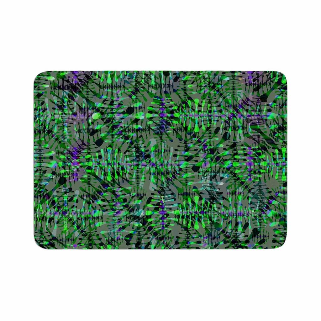 Miranda Mol "Tropical Camo Green" Memory Foam Bath Mat