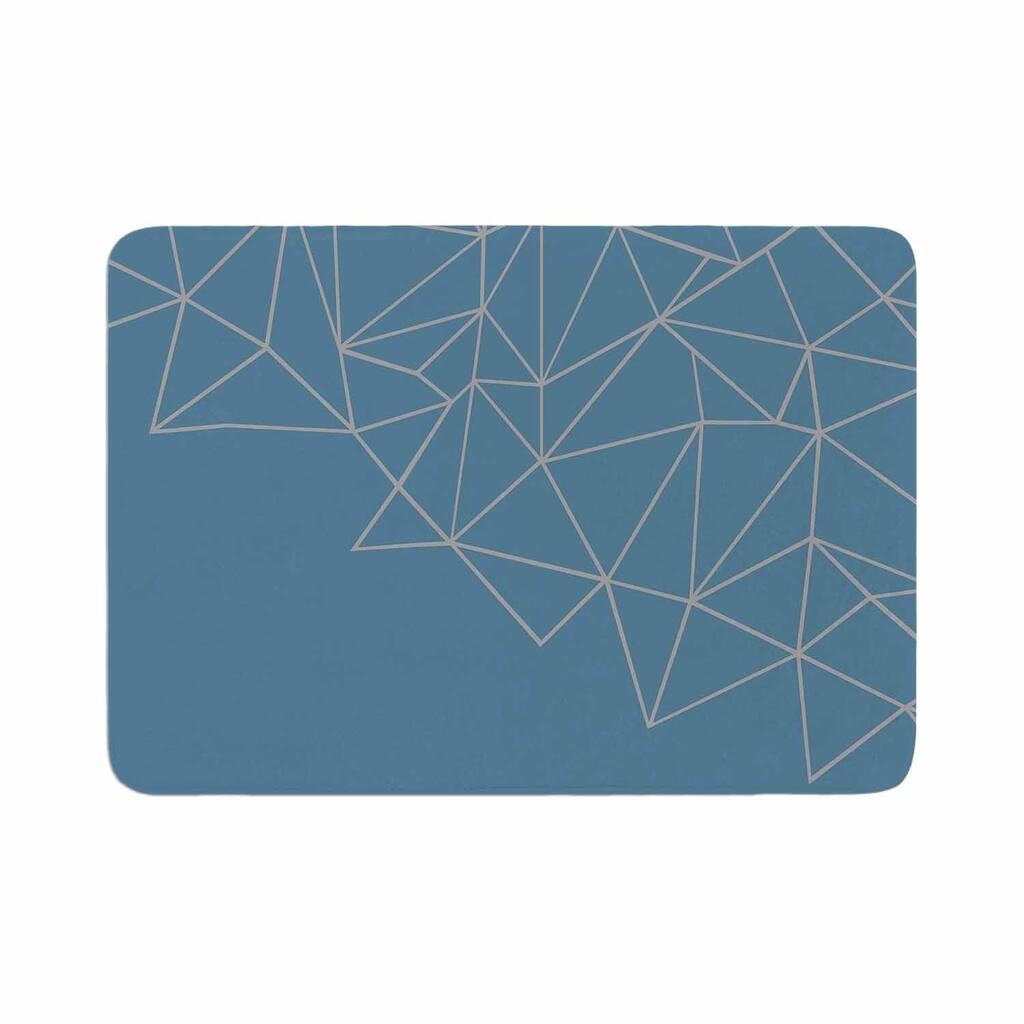 Project M "Ab Storm Blue" Memory Foam Bath Mat