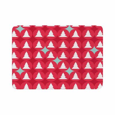 bruxamagica "Christmas Tree Pattern" Memory Foam Bath Mat
