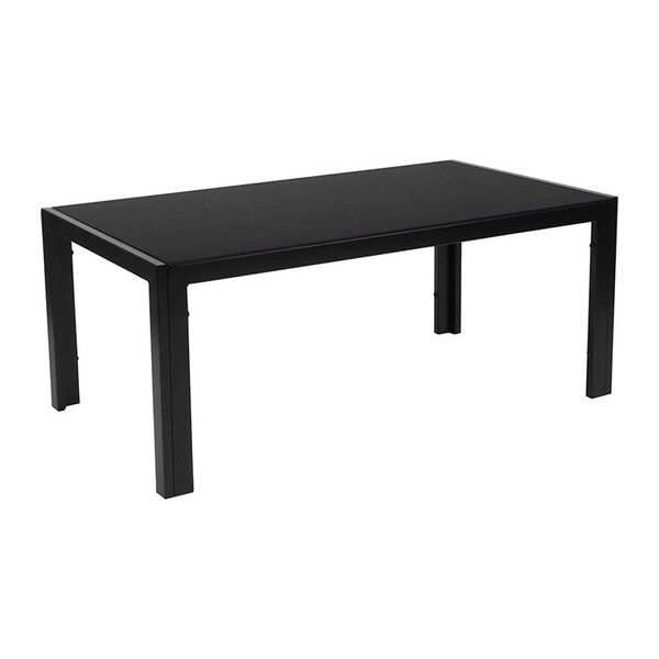 Flash Furniture Franklin Collection Sleek Black Gl Coffee Flash Furniture Franklin Collection Sleek Black Gl Coffee Table With Metal Legs Free Shipping Today 28452372