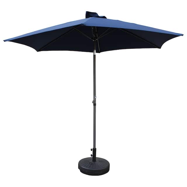 Nunam Iqua 9-foot Patio Umbrella by Havenside Home - Navy