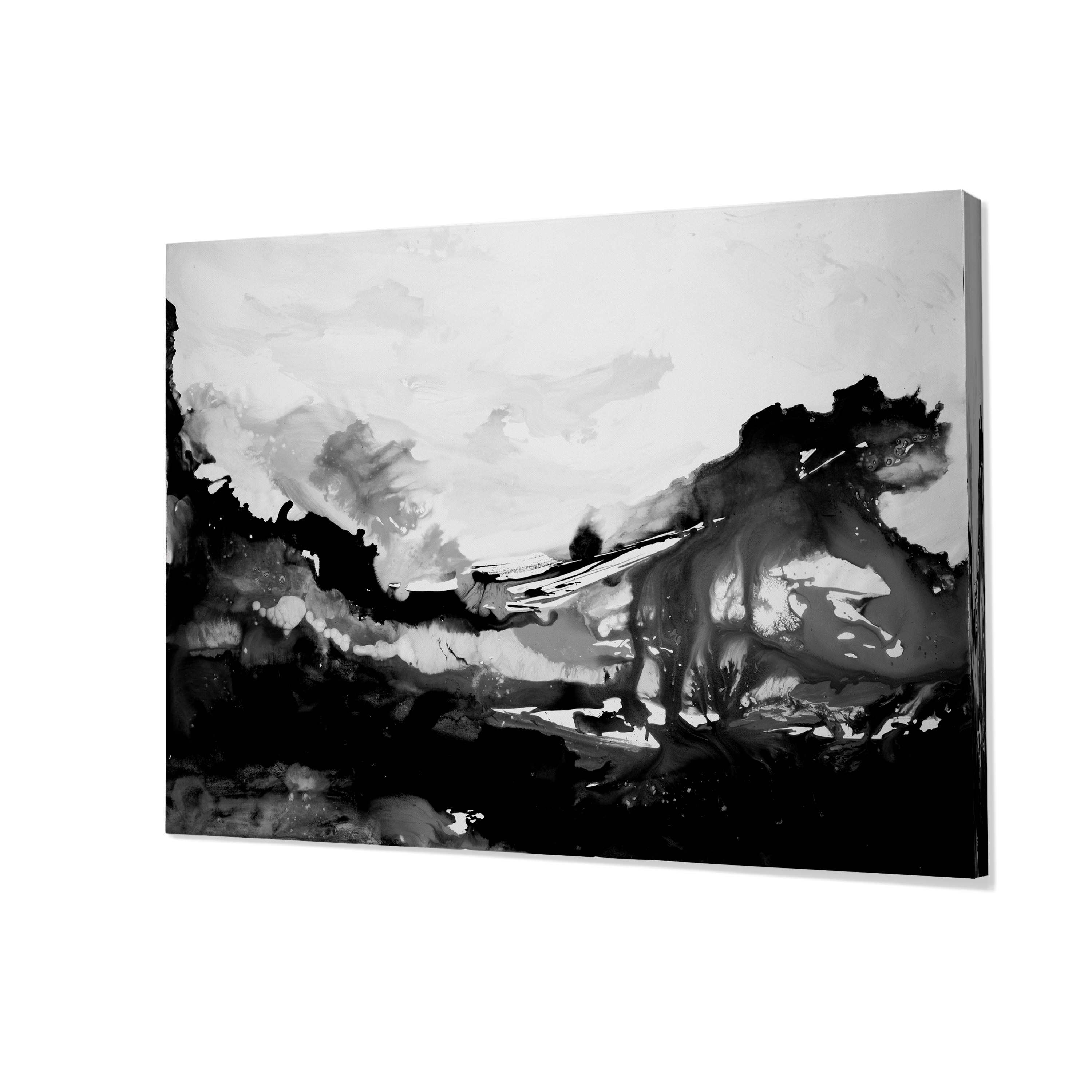 BW Abstract -Gallery Wrapped Canvas