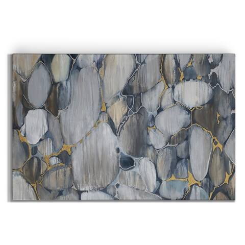 Porch & Den 'River Rocks' Gallery Wrapped Canvas