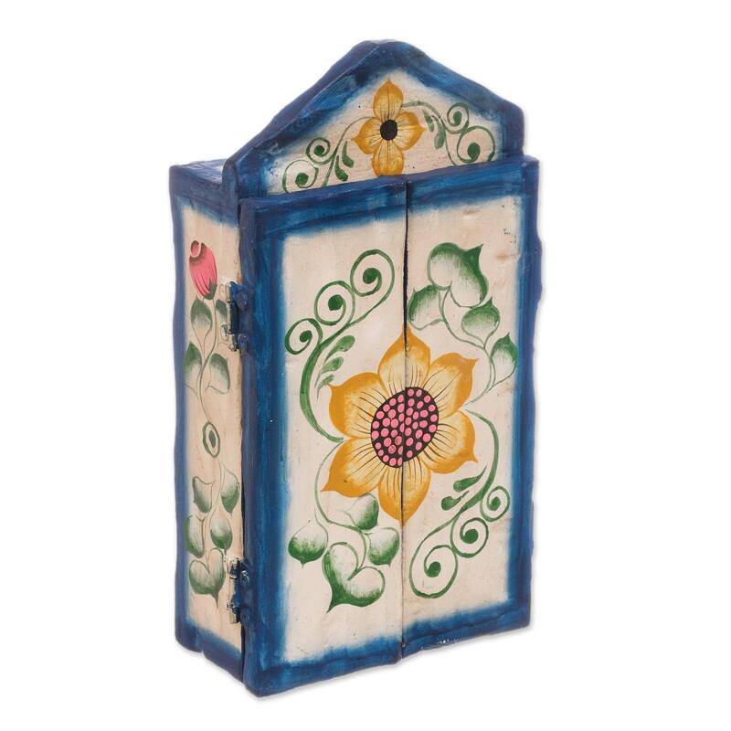 Handmade Heart Shop Wood Retablo (Peru)