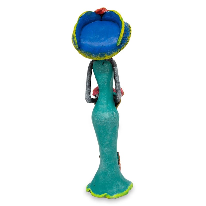 Handmade Catrina The Beautiful Ceramic Sculpture (Mexico)