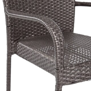 Jefferson Outdoor 8 Seater Wood and Wicker Dining Set by Christopher Knight Home