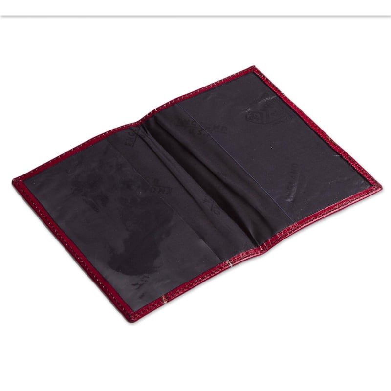 Handmade Lovely Traveler Leather Passport Cover (Peru)