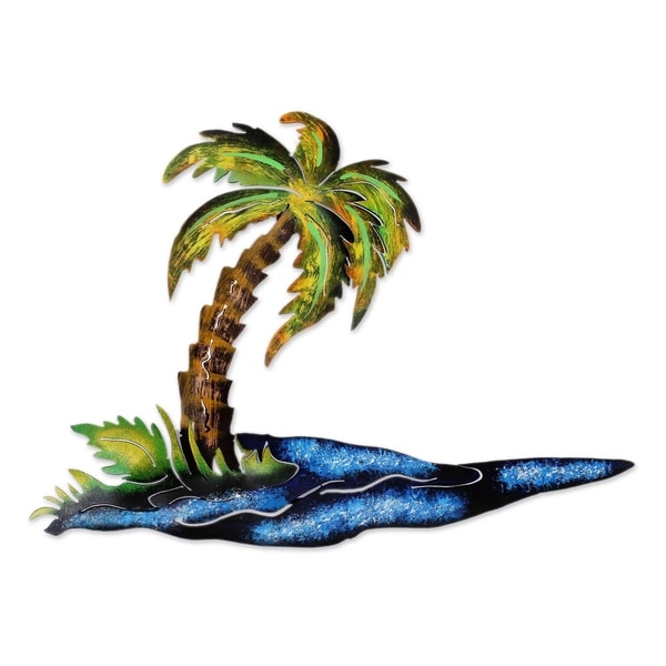 Tropical Palm Steel Wall Art