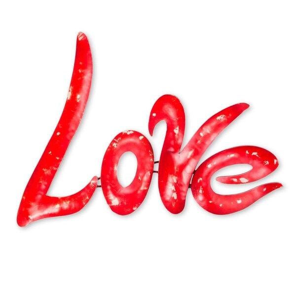 Love Iron Wall Sculpture