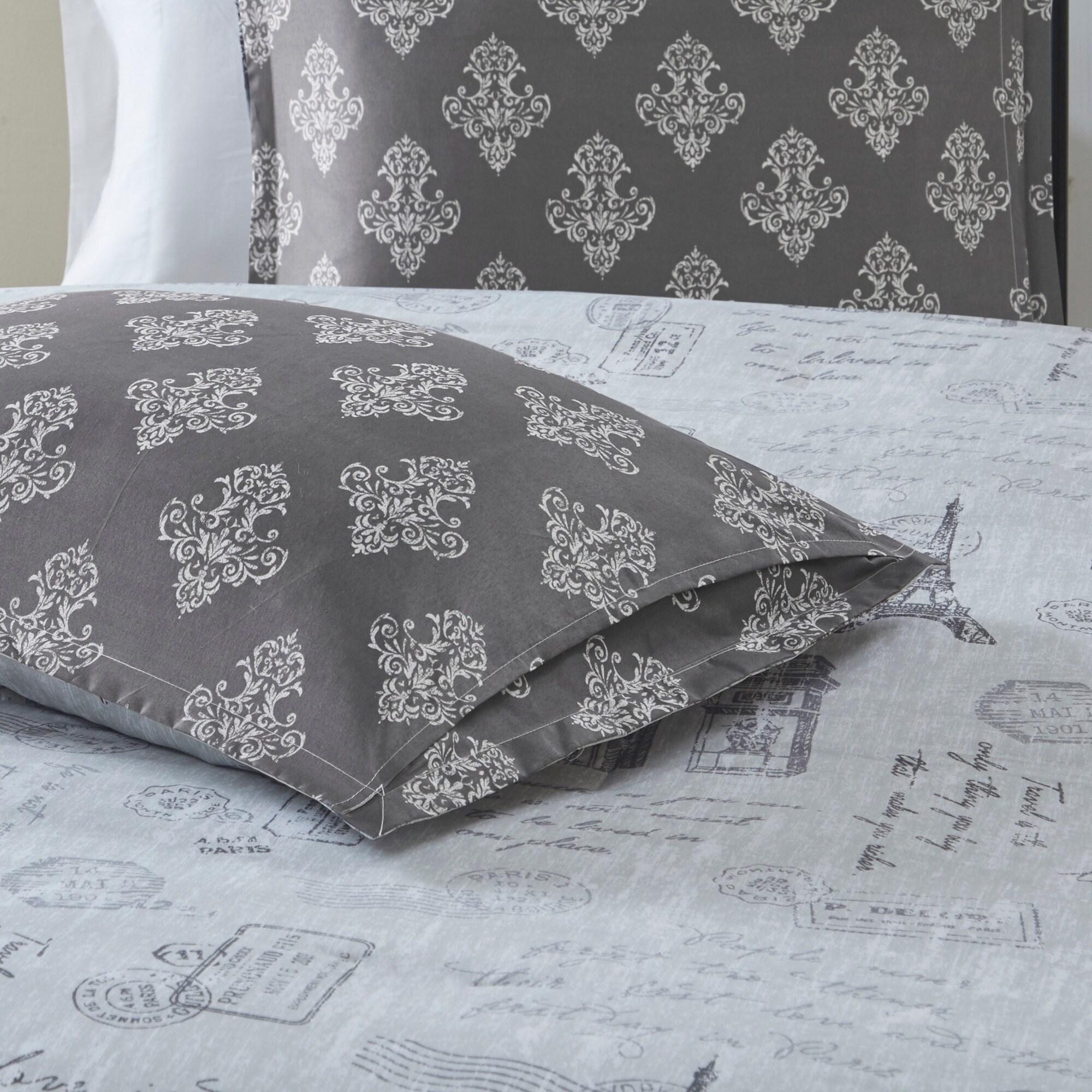 Shop 510 Design Mariam Grey Charcoal 5 Piece Reversible Paris