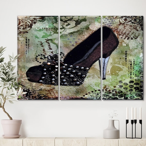 Designart 'Ladies Night' Fashion Canvas Artwork - 36x28 - 3 Panels