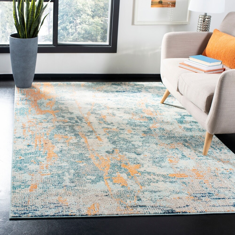 Shop Safavieh Madison Gully Vintage Abstract Rug 6 X 9 On