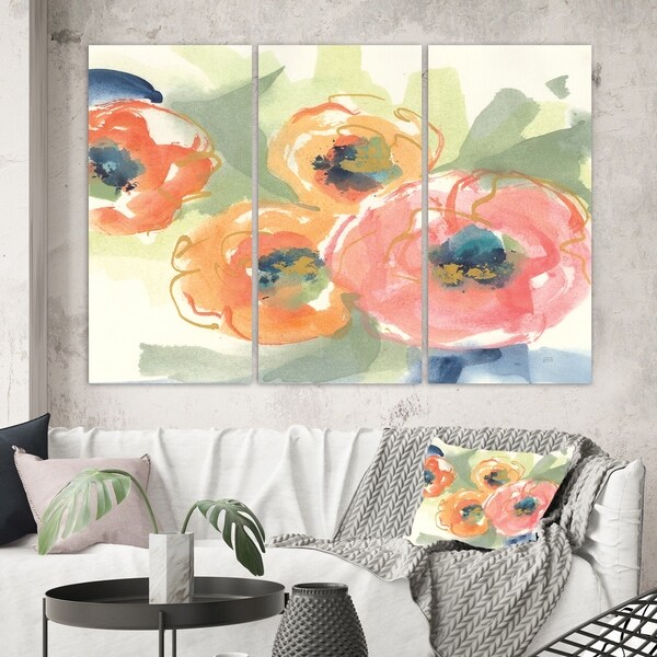 Designart 'Buttercup I' Traditional Canvas Artwork