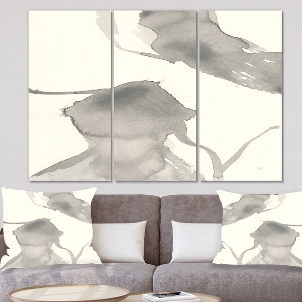 Designart 'minimal geometric Zen IV' Transitional Canvas Artwork