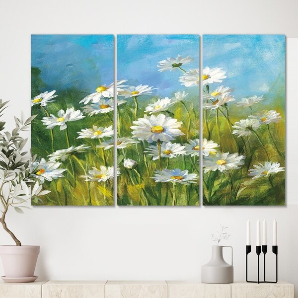 Designart 'Summer Field II' Traditional Canvas Wall Art
