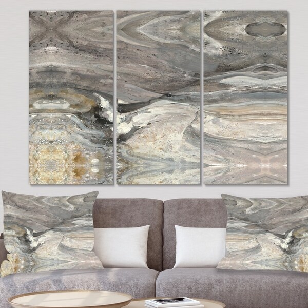 Designart 'Natural earth tone' Modern Canvas Wall Art
