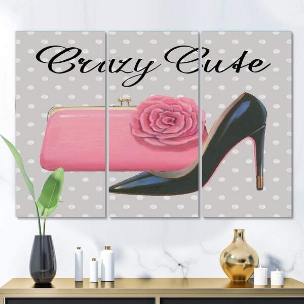 Designart 'Glam fashion High Heels I' Fashion Canvas Art