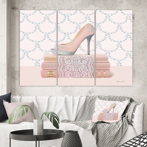 Designart 'Fashion and Glam Shoes II' Posh & Luxe Canvas Wall Art