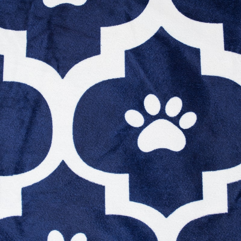 DII Embossed Bone Print Pet Blanket