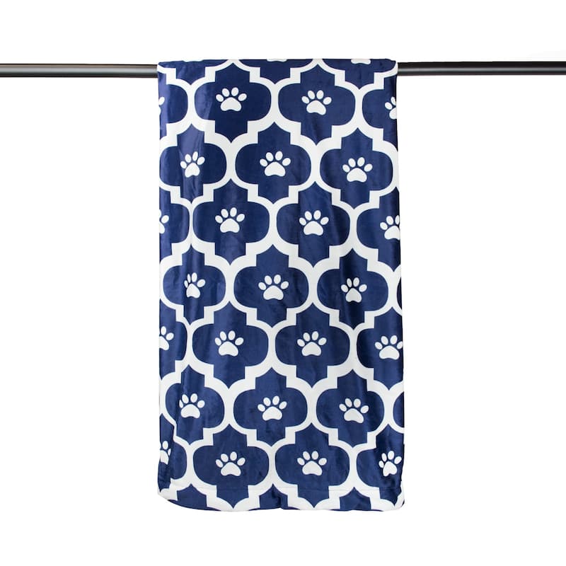 DII Embossed Bone Print Pet Blanket