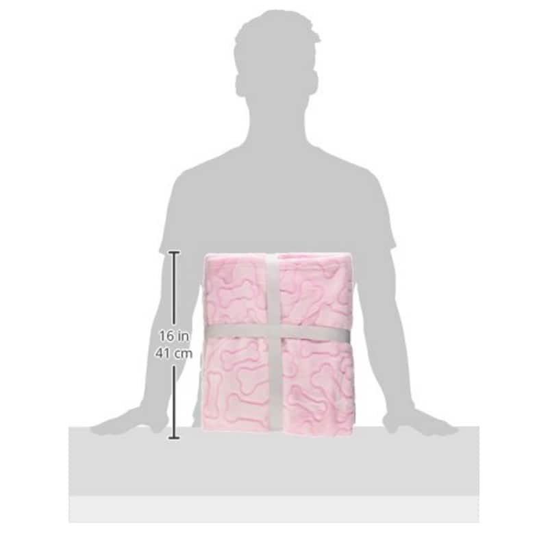 DII Embossed Bone Print Pet Blanket