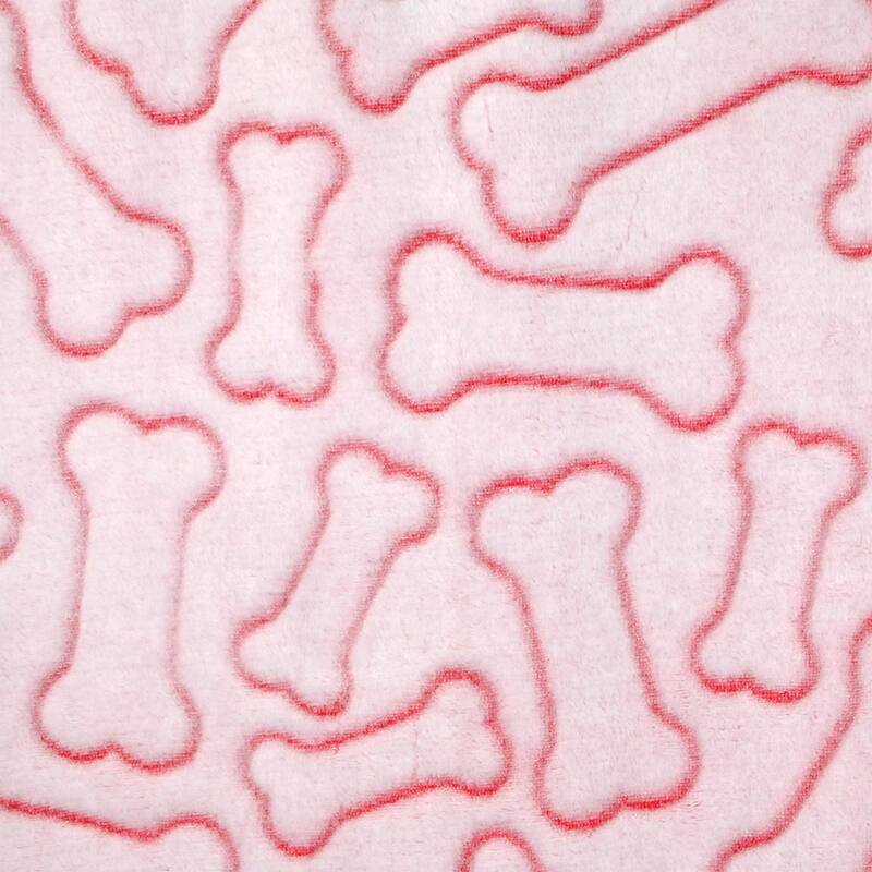 DII Embossed Bone Print Pet Blanket