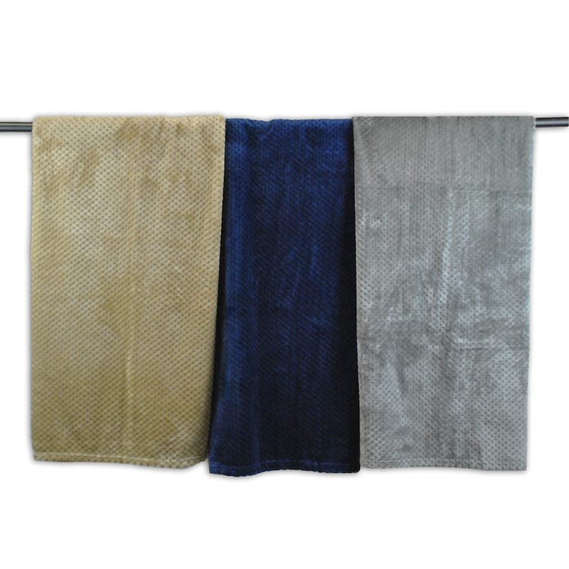 DII Embossed Bone Print Pet Blanket