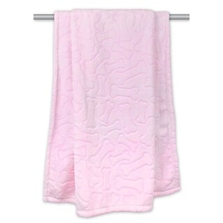 pink dog blanket
