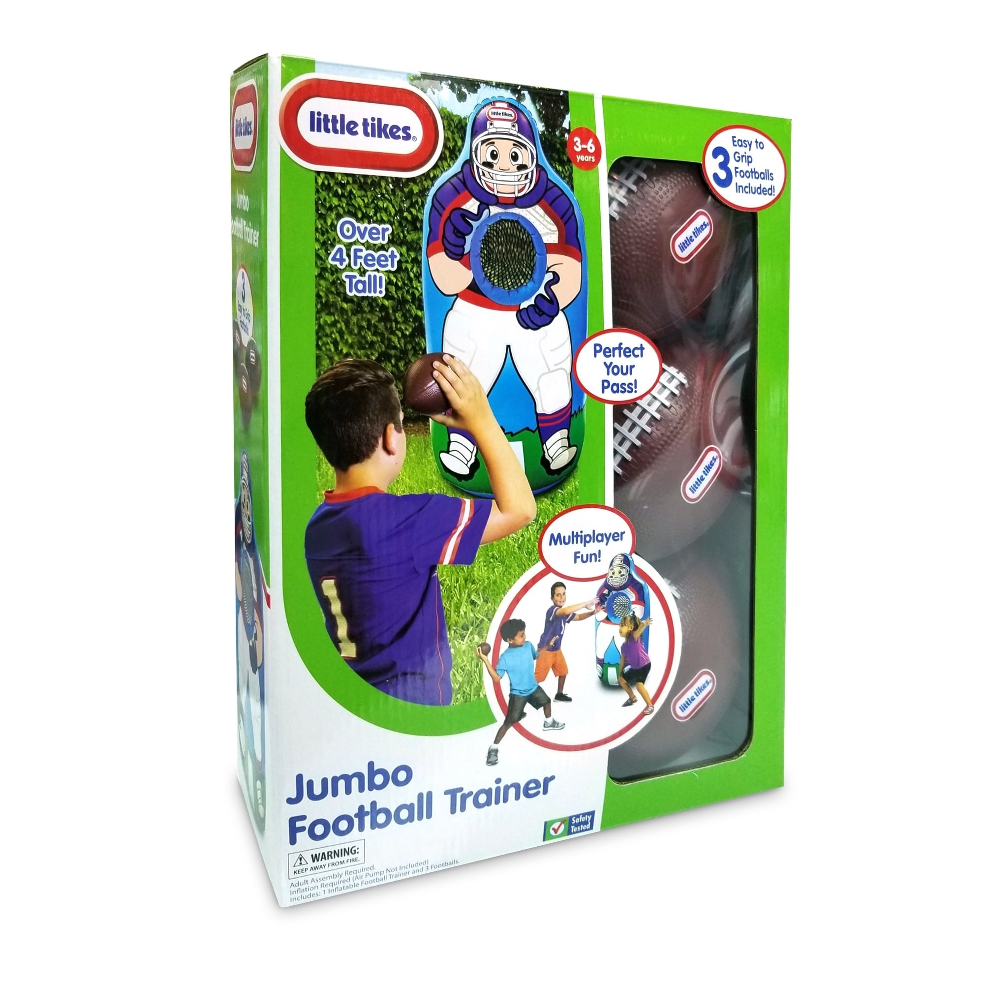 Little Tikes Jumbo Inflatable Football Trainer Over Feet Tall