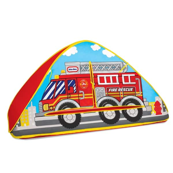 Shop Little Tikes Fire Truck 3 In 1 Bed Tent Ball Pit