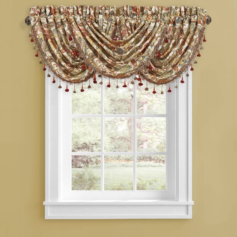 Five Queens Court August Window Waterfall Valance