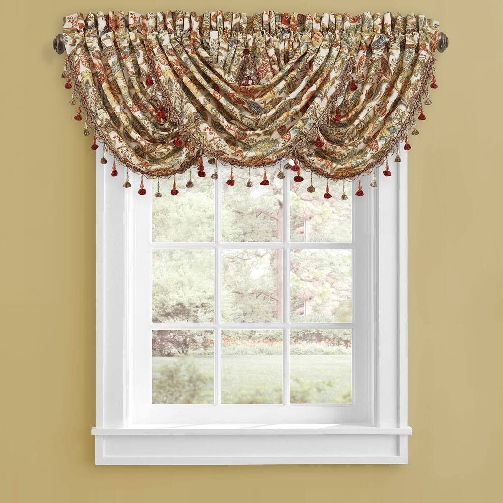 Five Queens Court August Window Waterfall Valance