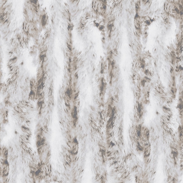 Chinchilla Fur Wallpaper, Faux Fur Texture in Brown, Taupe, Mushroom - Bed  Bath & Beyond - 28458709