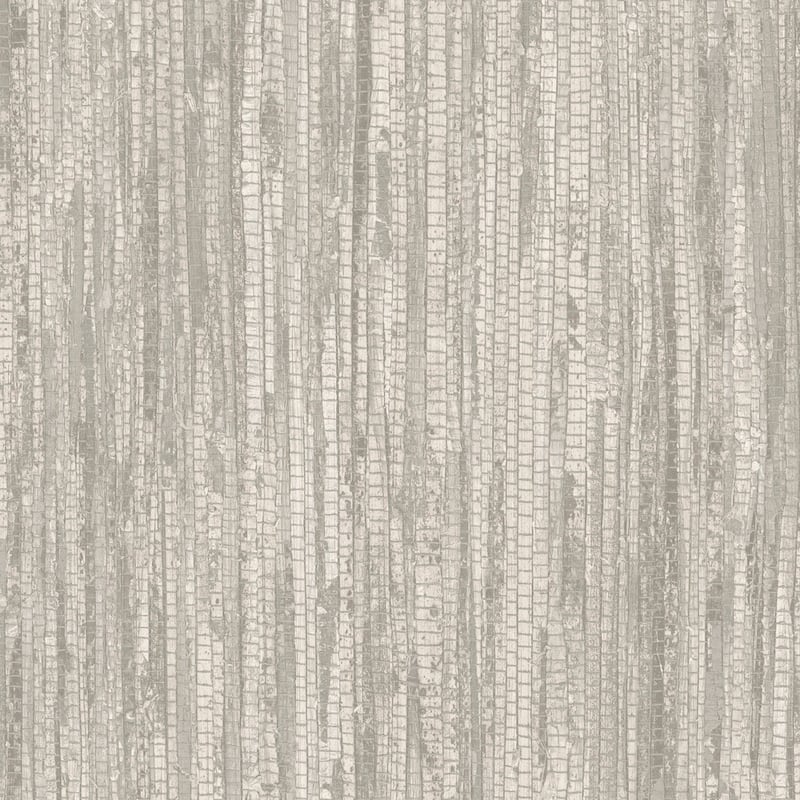 Rough Grass Rough Grass Wallpaper Grasscloth in Grey Light Grey Script White - Grey