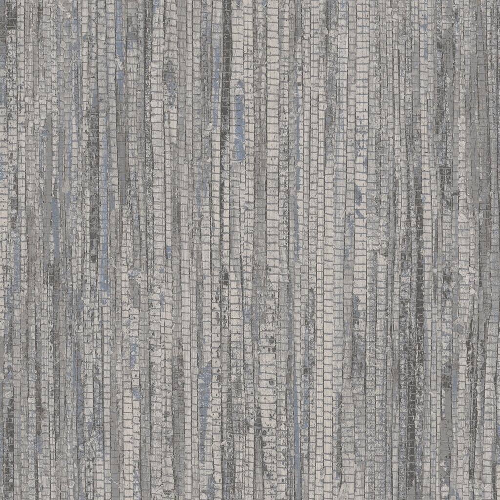 Rough Grass Rough Grass Wallpaper Grasscloth in Blue Grey Suede Grey