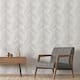 Chevron Wood Wallpaper, Wood Texture in Grey, Light Grey, Script White ...