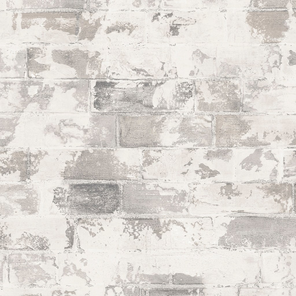 Brick Brick Wallpaper Brick in Dark Grey Grey Pavement Grey Brown