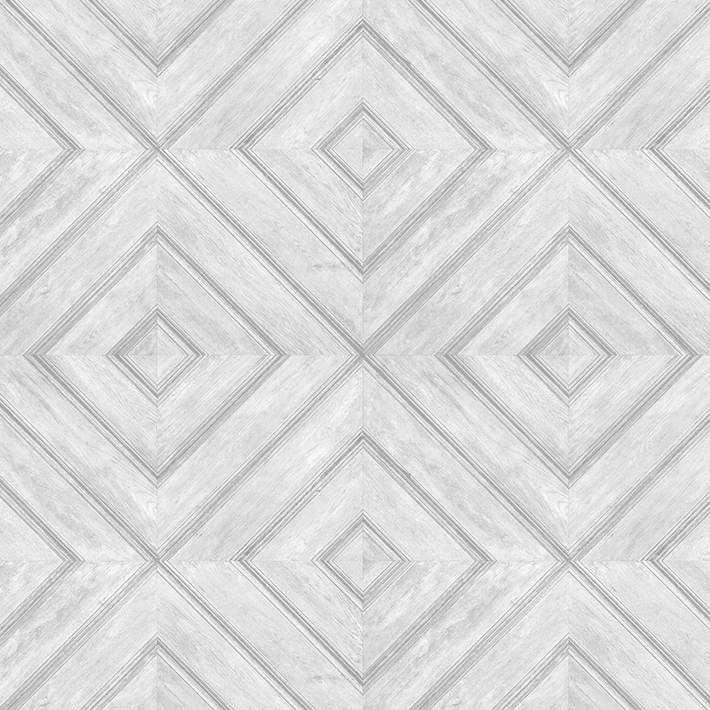 Wood Tile Wood Tile Wallpaper Wood in Grey Light Grey Dolphin Grey - Grey