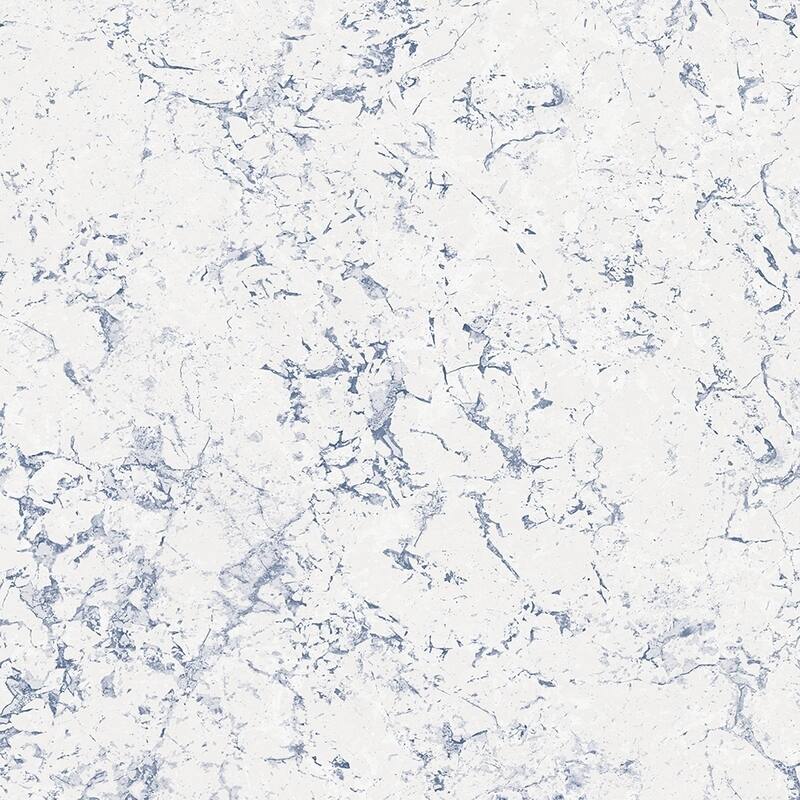 Minimal Marble Minimal Marble Wallpaper Marble in Blue Navy Cream Indigo Indigo Blue - Blue