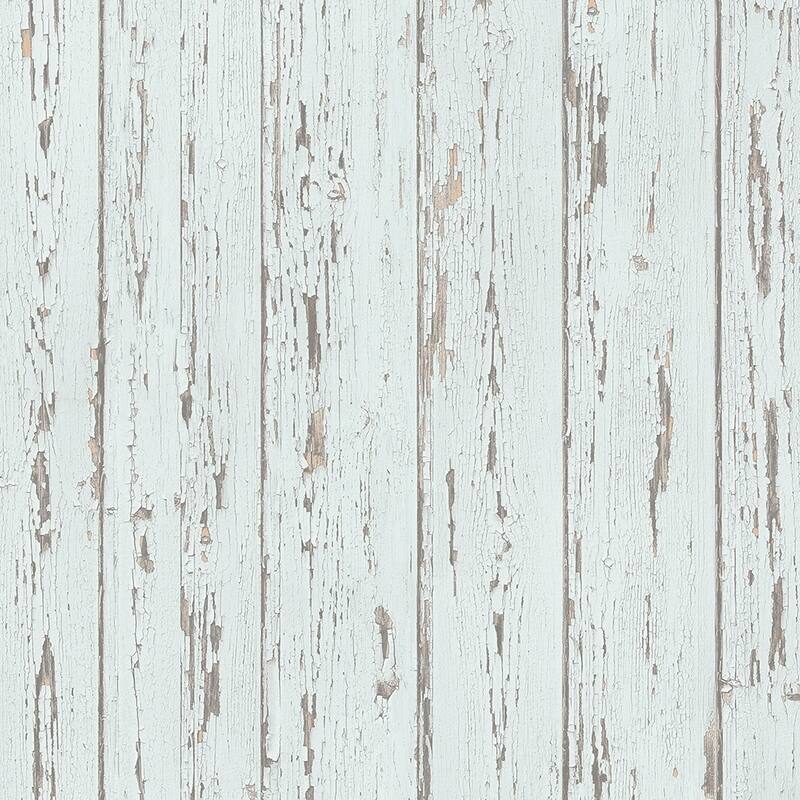 Shiplap Shiplap Wallpaper Wood in Blue Light Blue Cloud Blue Waterfall Blue - Blue