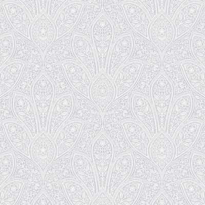 Distressed Paisley Distressed Paisley Wallpaper Paisley in Grey Light Grey Dolphin Grey Soft Grey