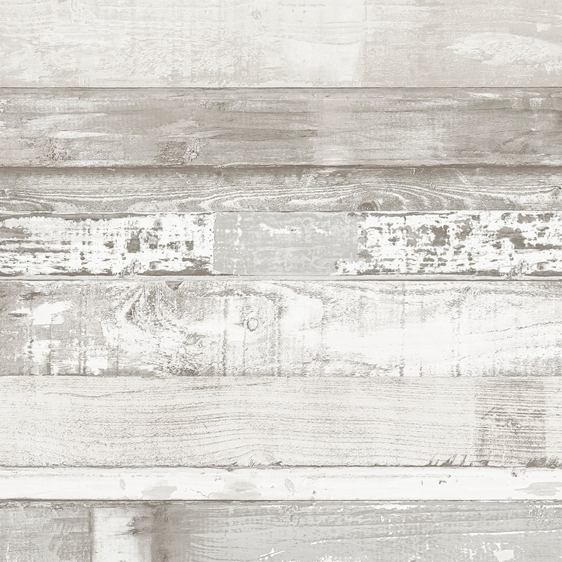 Beachwood Beachwood Wallpaper Wood in Light Grey White Dove Dove White