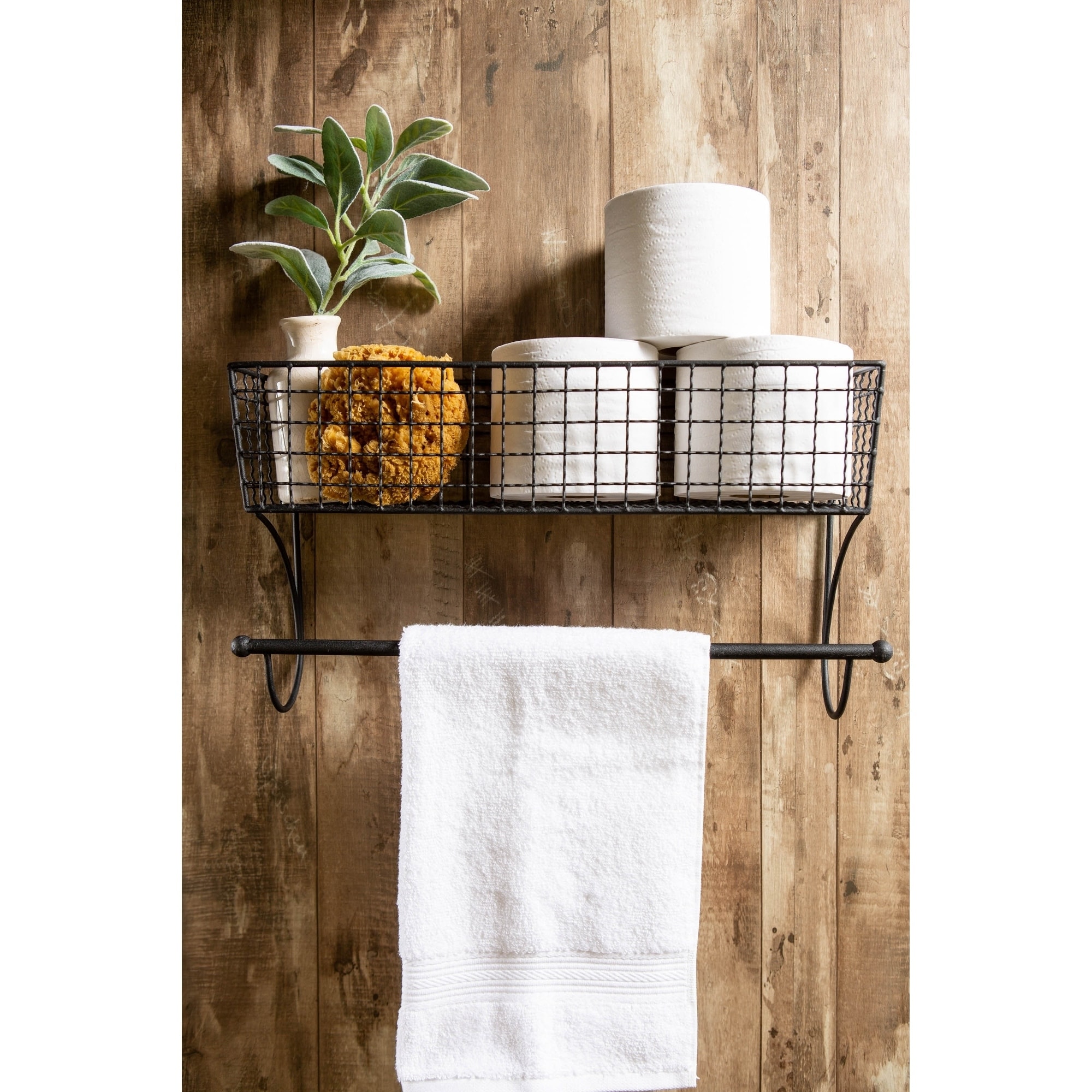 DII Farmhouse Towel Rack (As Is Item)