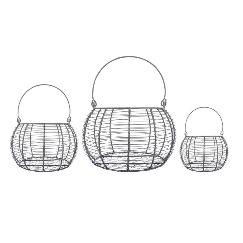 DII Round Nested Chicken Wire Basket (Set of 3)
