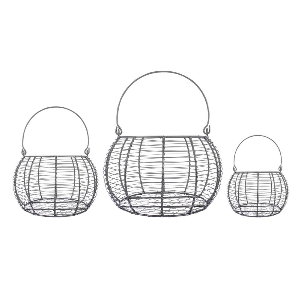 DII Round Nested Chicken Wire Basket (Set of 3)