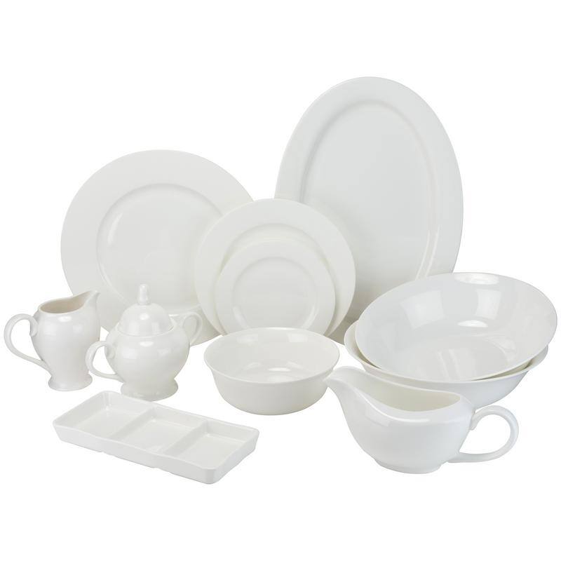 10 Strawberry Street Bone China 32 Piece Dinnerware Set
